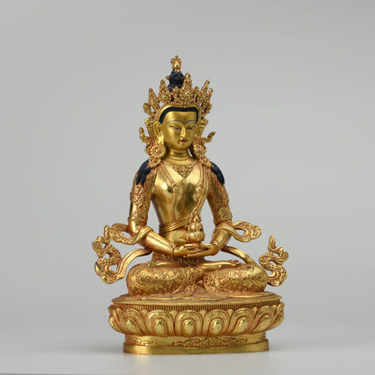 Amitayus Buddha Statue: Bronze Longevity Buddha, Blessing Ceremony