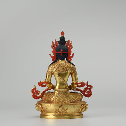 Amitayus Buddha Statue: Bronze Longevity Buddha, Blessing Ceremony