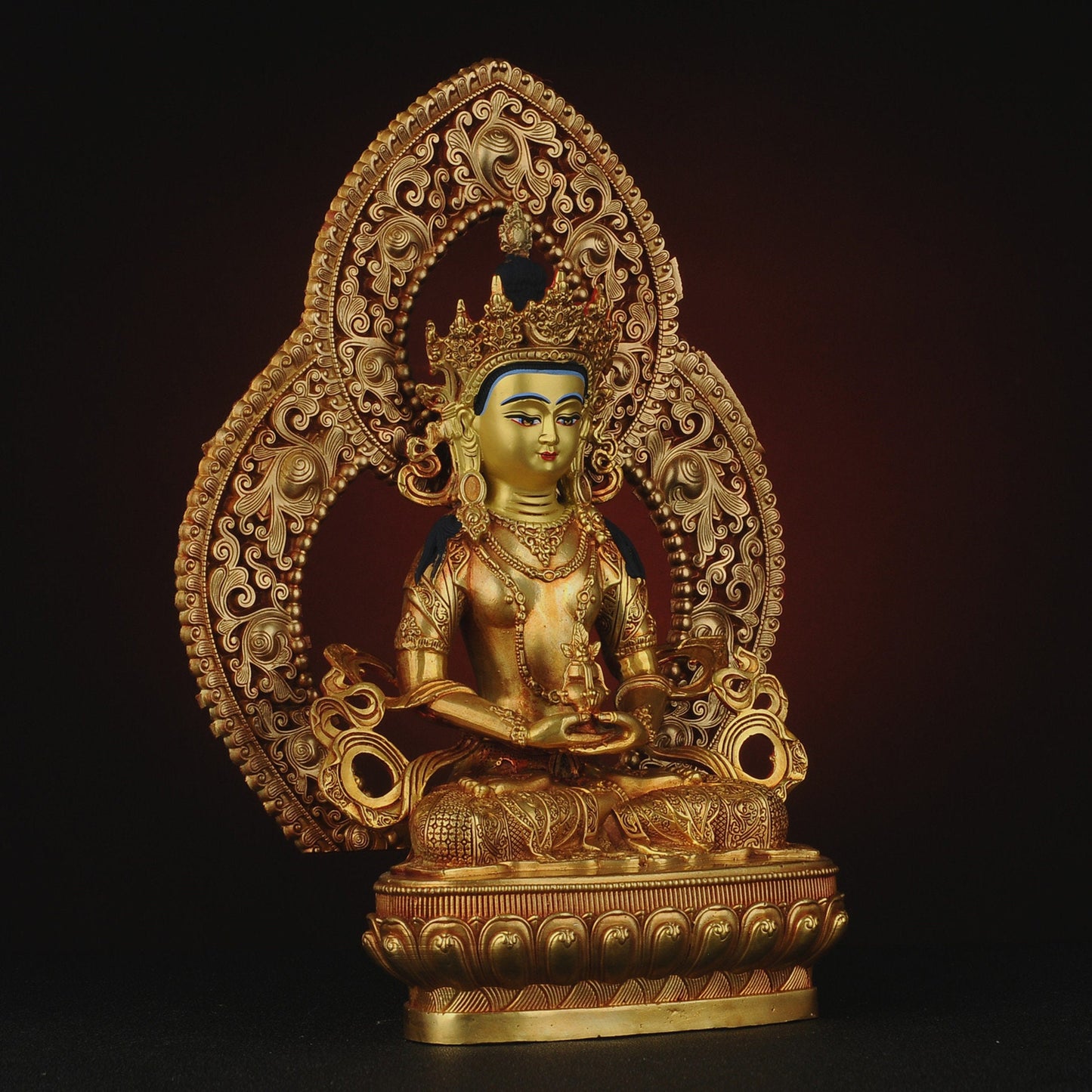 Amitayus Buddha Statue: Bronze Longevity Buddha, Blessing Ceremony