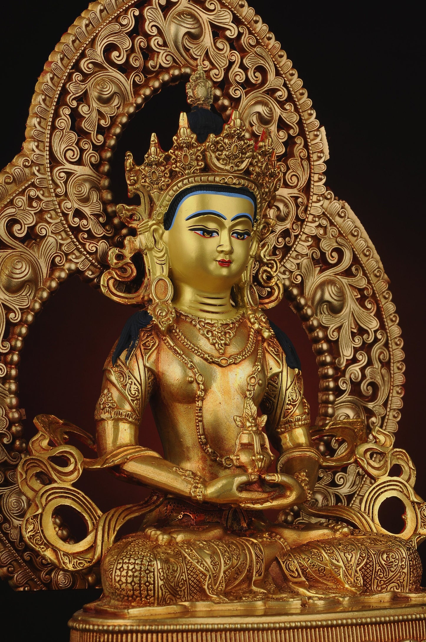 Amitayus Buddha Statue: Bronze Longevity Buddha, Blessing Ceremony