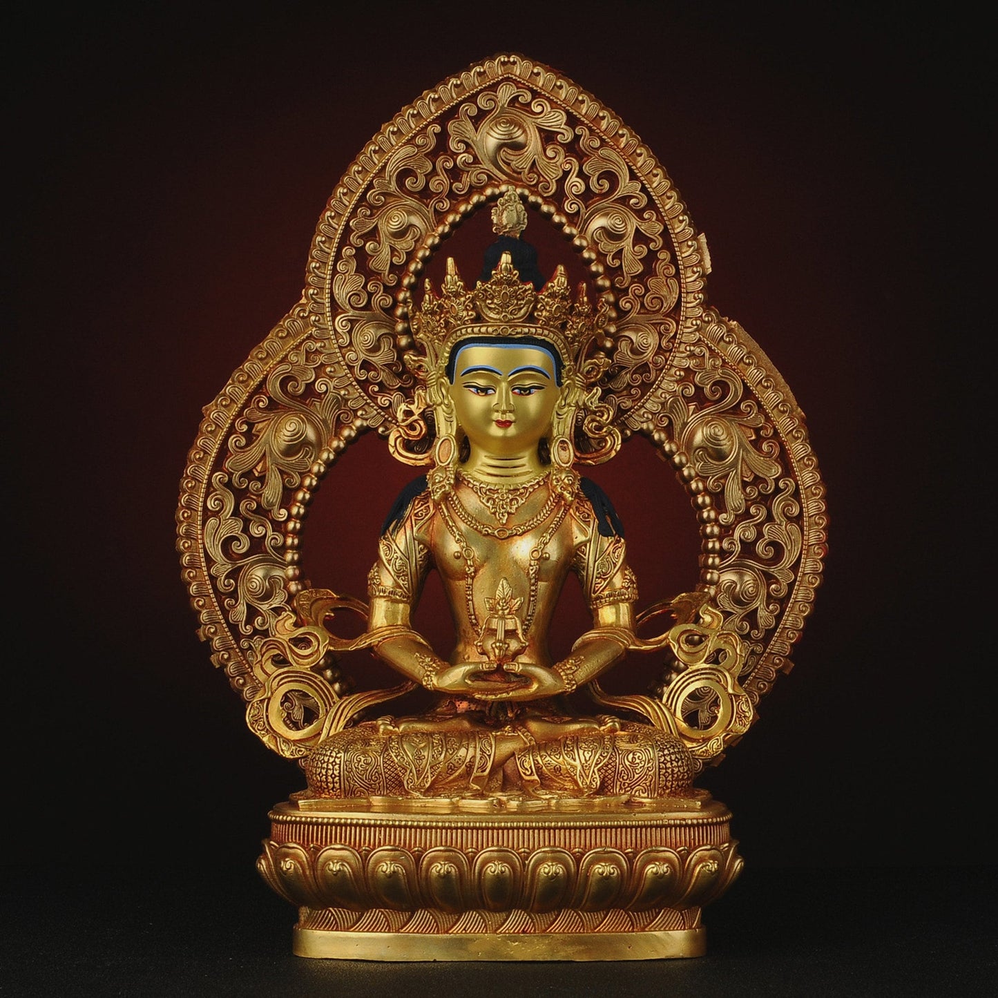Amitayus Buddha Statue: Bronze Longevity Buddha, Blessing Ceremony