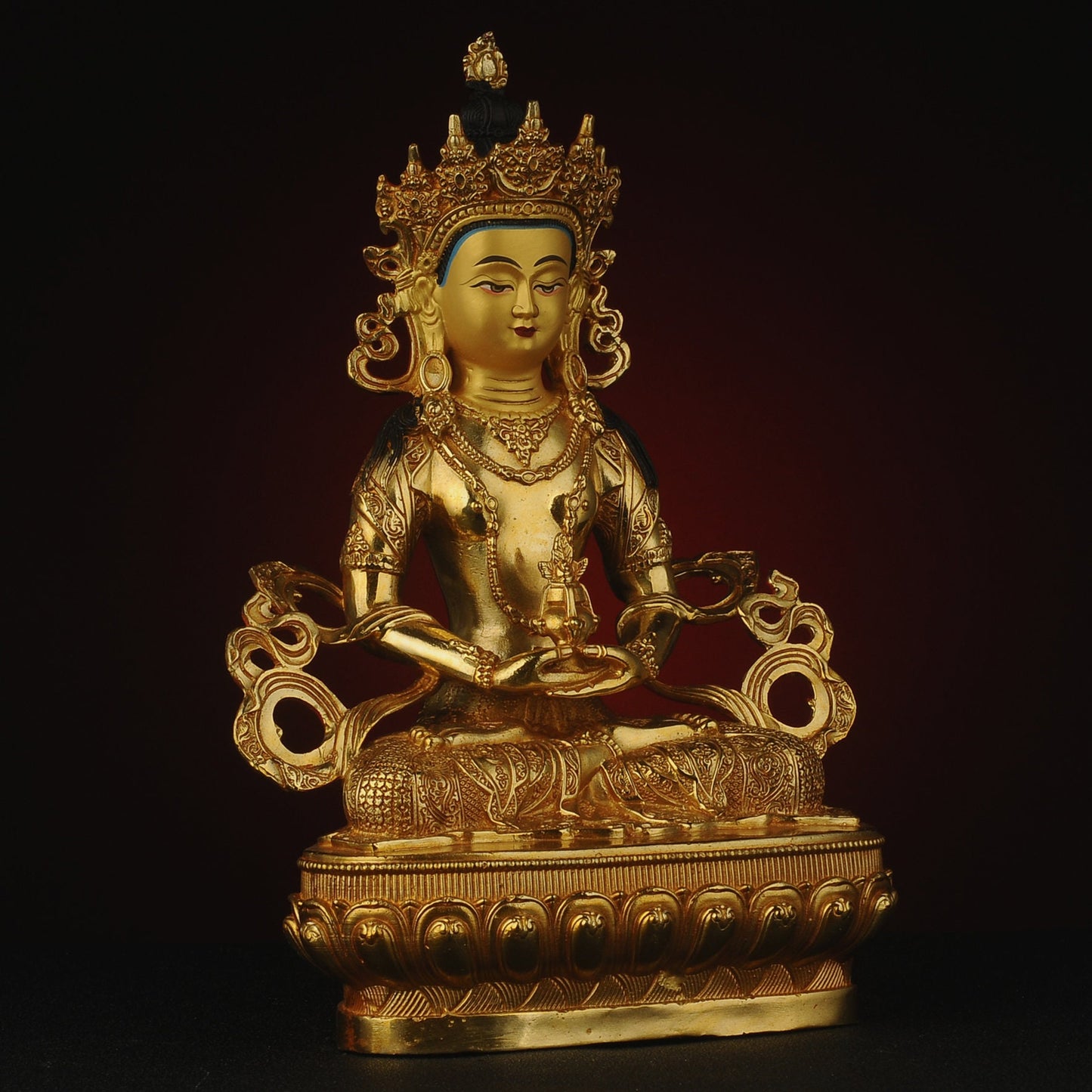 Amitayus Buddha Statue: Bronze Longevity Buddha, Blessing Ceremony Gift