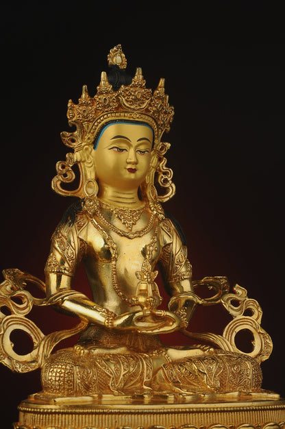 Amitayus Buddha Statue: Bronze Longevity Buddha, Blessing Ceremony Gift