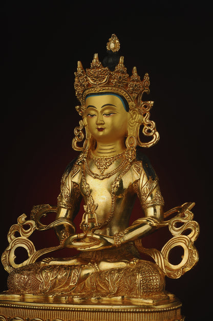 Amitayus Buddha Statue: Bronze Longevity Buddha, Blessing Ceremony Gift