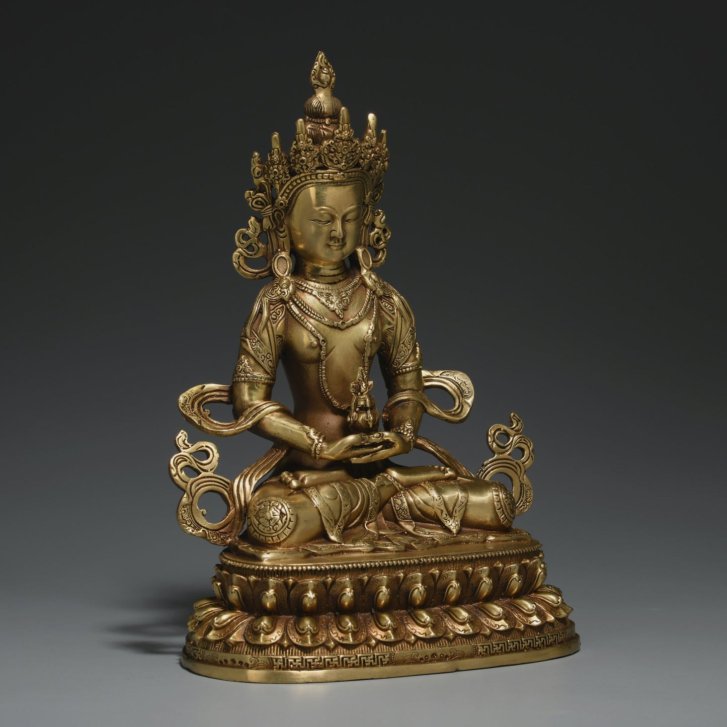 Amitayus Buddha Statue: Bronze Blessing Ceremony Decor