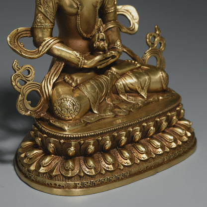 Amitayus Buddha Statue: Bronze Blessing Ceremony Decor