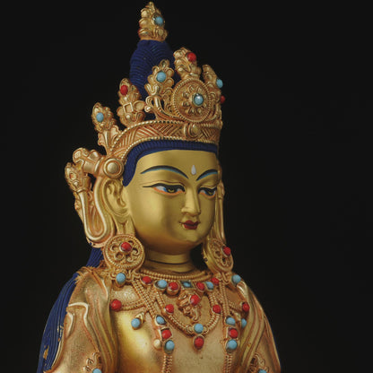 Amitayus Buddha Statue: Bronze Longevity Buddha, Blessing Ceremony