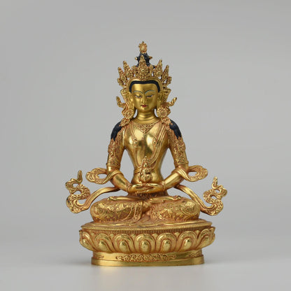 Amitayus Buddha Statue: Bronze Longevity Buddha, Blessing Ceremony