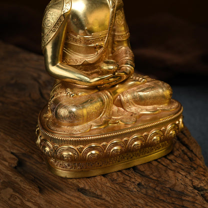 Amitabha Buddha Statue: Tibetan Bronze Sculpture, Home Decor