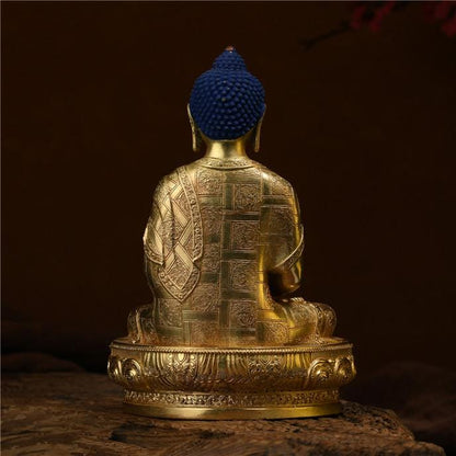 Amitabha Buddha Statue: Tibetan Bronze Sculpture, Home Decor