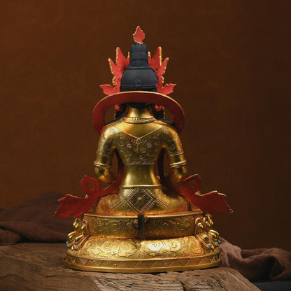 Amitayus，Buddha of Longevity， Exquisite (Longevity Buddha) Buddha Statue, Bronze Buddha Statue Blessing, Ceremony, Unique Gift
