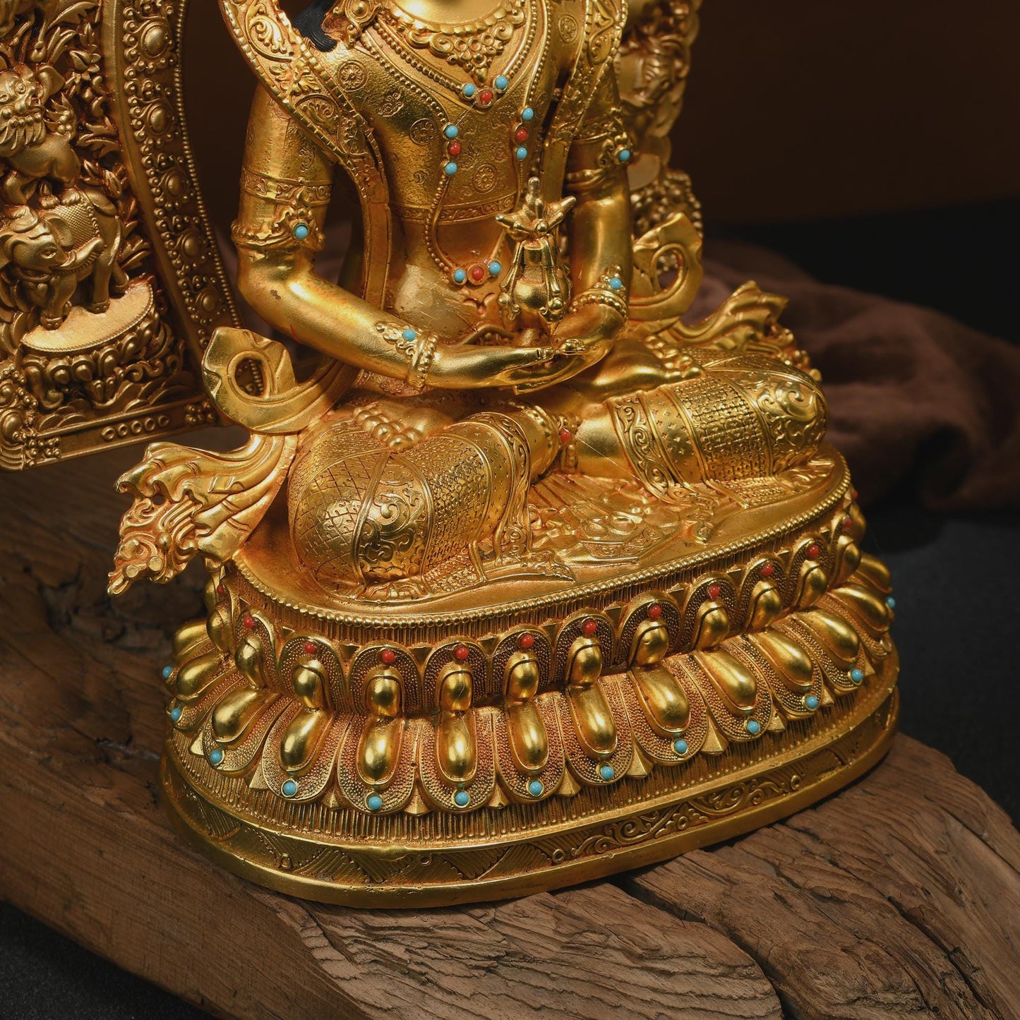 Amitayus，Buddha of Longevity， Exquisite (Longevity Buddha) Buddha Statue, Bronze Buddha Statue Blessing, Ceremony, Unique Gift