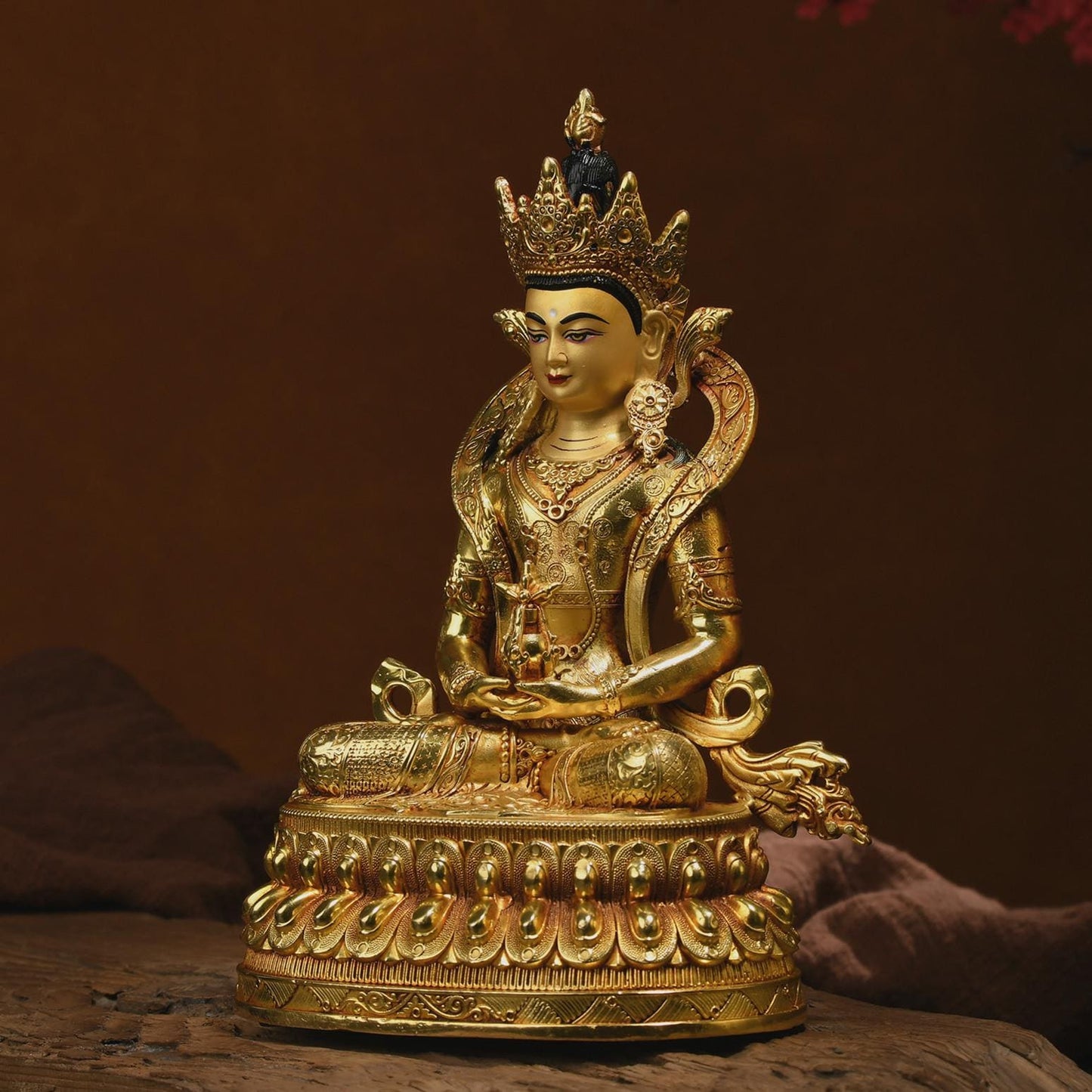 Amitayus Buddha Statue: Bronze Longevity Buddha, Blessing Ceremony