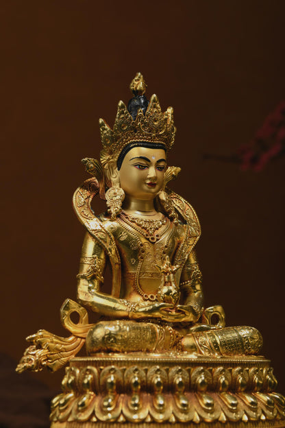 Amitayus Buddha Statue: Bronze Longevity Buddha, Blessing Ceremony