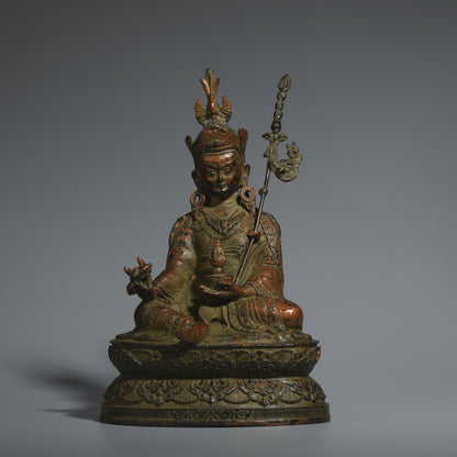Brass Buddha Statue: Tibetan King Kong Bodhisattva, Home Prayer Decor