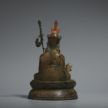 Brass Buddha Statue: Tibetan King Kong Bodhisattva, Home Prayer Decor